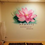Muurschildering Yogaruimte Life Live Dance center Hoofddorp