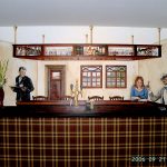 Muurschildering Schotse bar